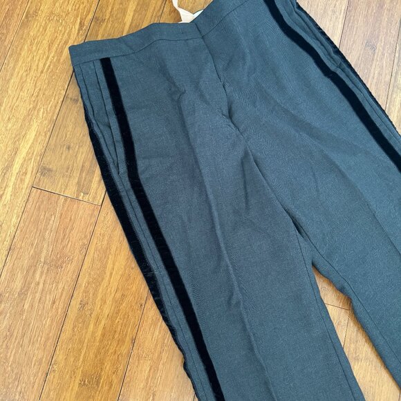 Nº 21 Wool Wide Leg Pants in Dark Grey Color - Picture 6 of 9